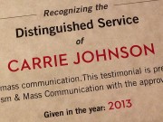 carrie johnson award